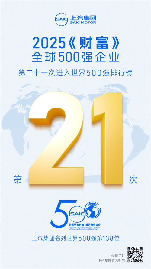 2025《财富》世界500强揭晓 星空综合官网第21次上榜